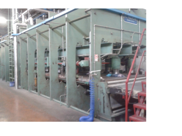 Linea/Pressa PAGNONI da mm. 2700x11500 - cod. 59 macchina industriale